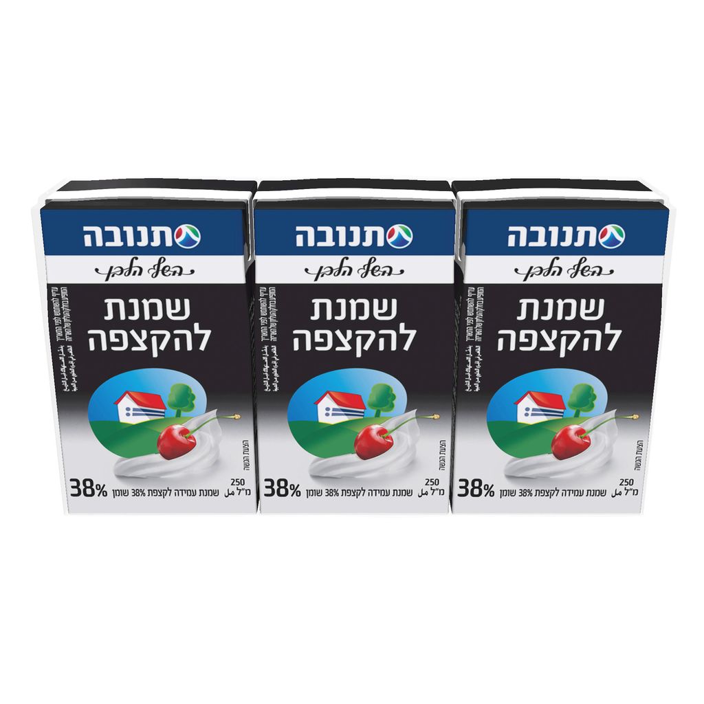 שלישיית שמנת מתוקה 38%(תנובה)