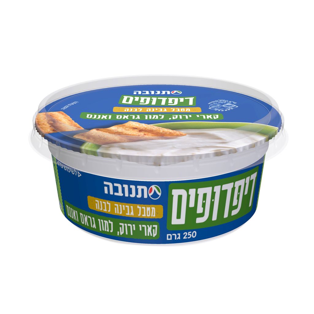 מטבל גבינה לבנה, קארי ירוק, למון גראס ואננס