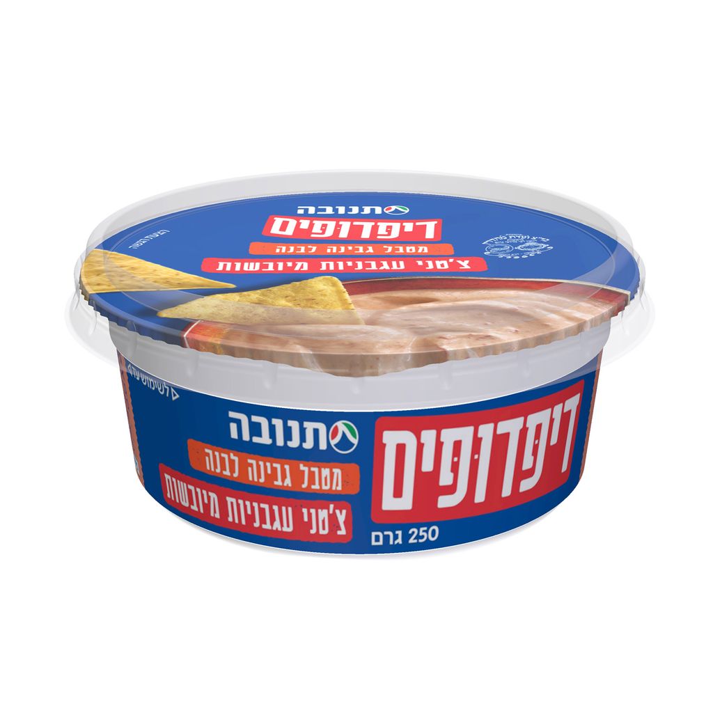 דיפדופים מטבל גבינה לבנה צ'טני עגבניות מיובשות
