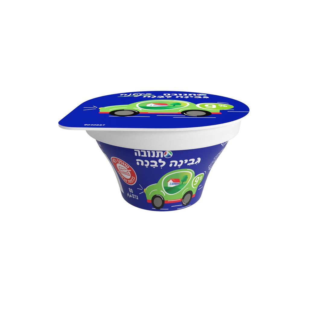 גבינה לבנה 80 גרם 9%