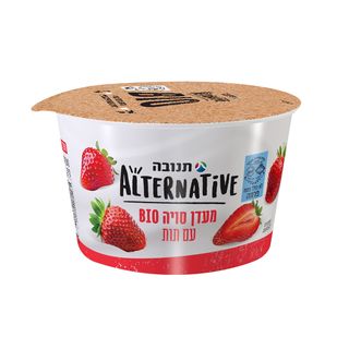 מעדן סויה עם תות
