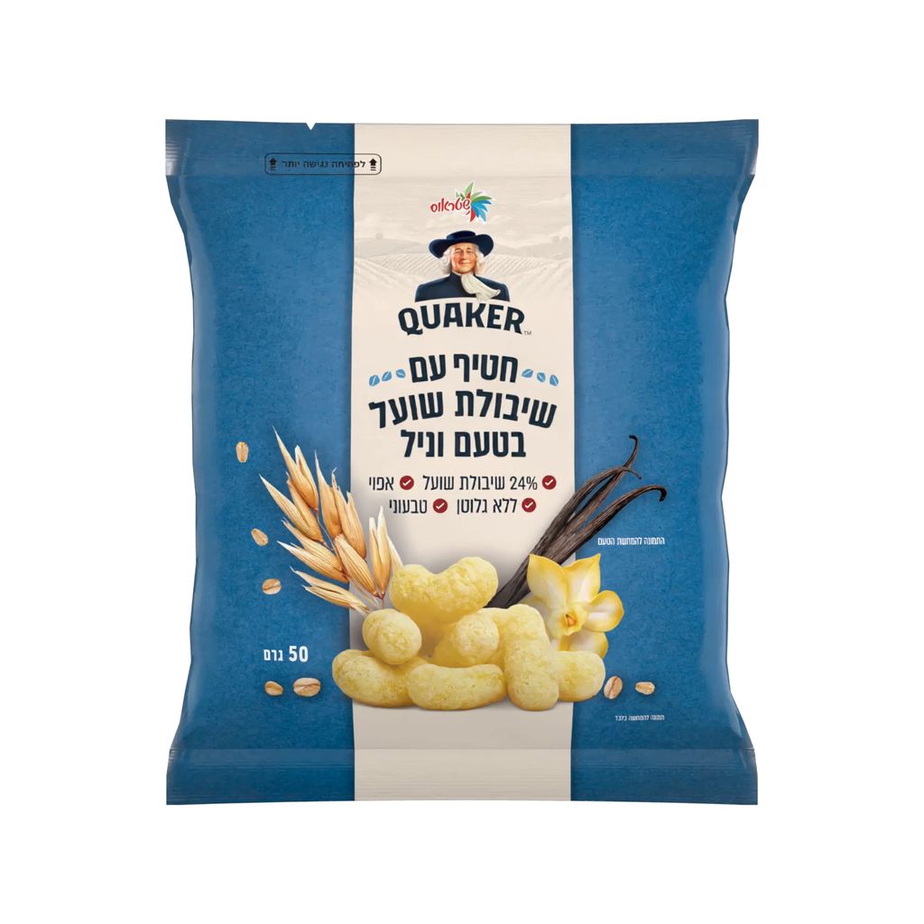 חטיף קוואקר שיבולת ש