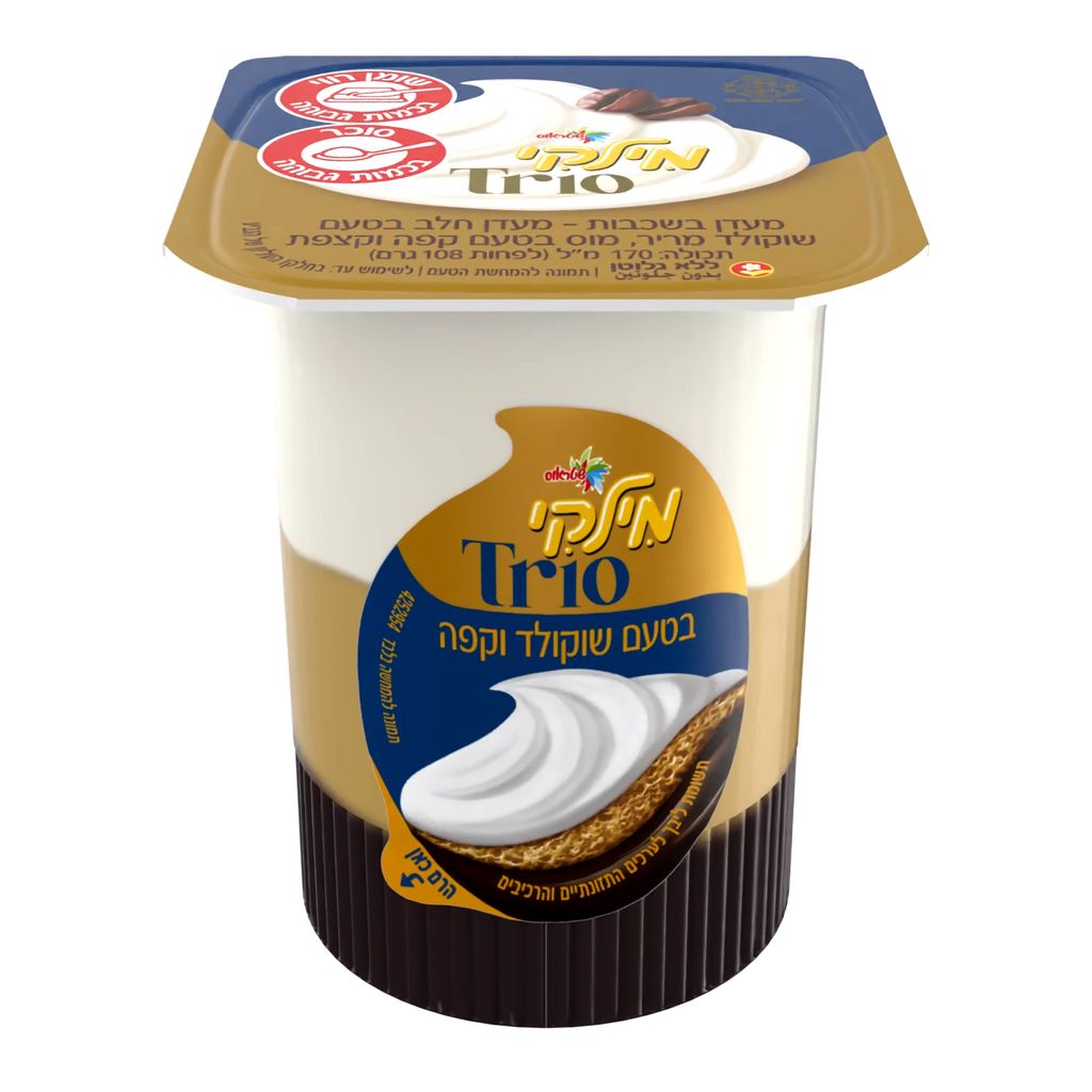 מילקי שכבות שוקולד וקפה