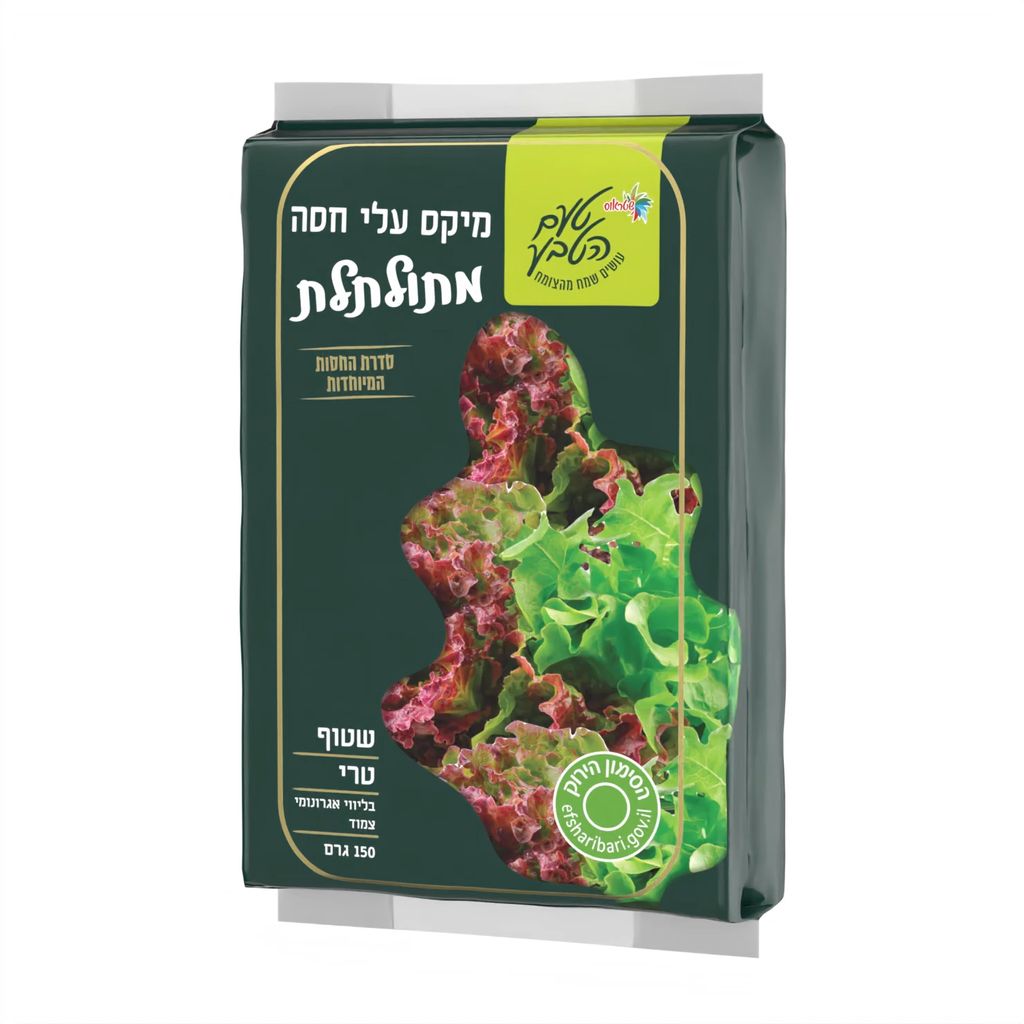 עלי חסה מתולתלת 150 גר' שטראוס טעם הטבע