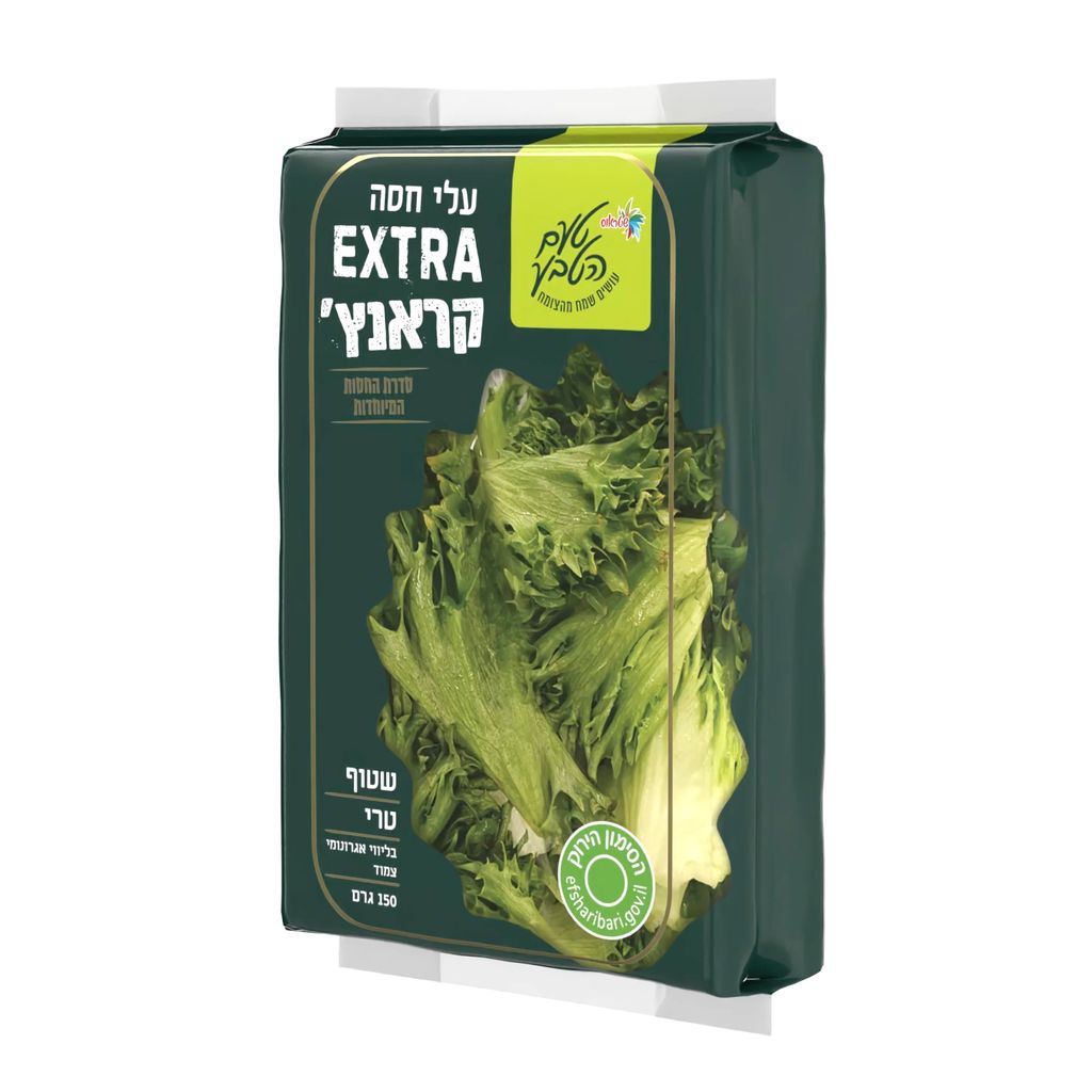 עלי חסה קראנץ שטופים