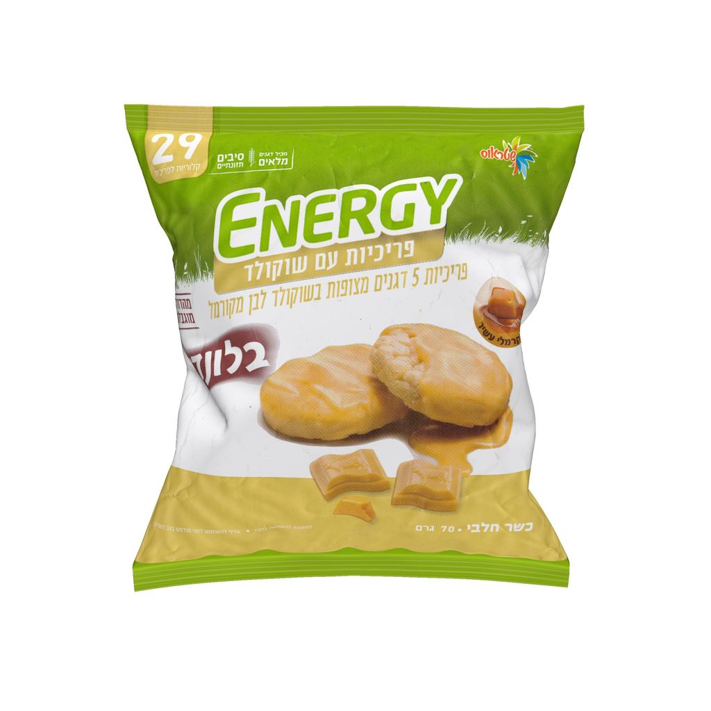 פריכיות אורז מצופה שוקולד בלונדי