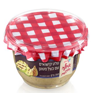 סלט קישואים עם בצל מ