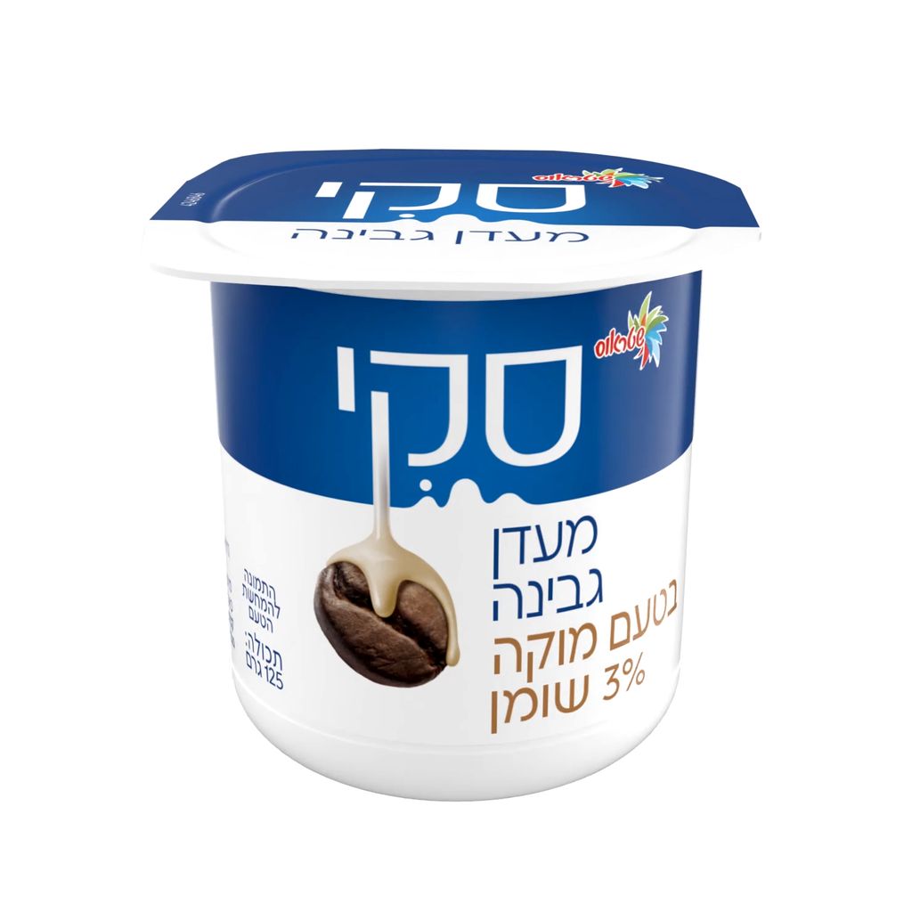 מעדן גבינה בטעם מוקה 3% שומן