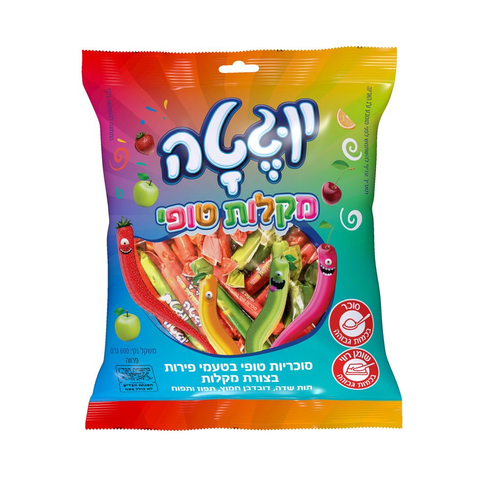 טופי מקלות 600 ג'ר