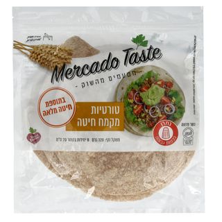 מרקדו טייסט טורטיות מקמח חיטה בתוספת חיטה מלאה 320 גרם
