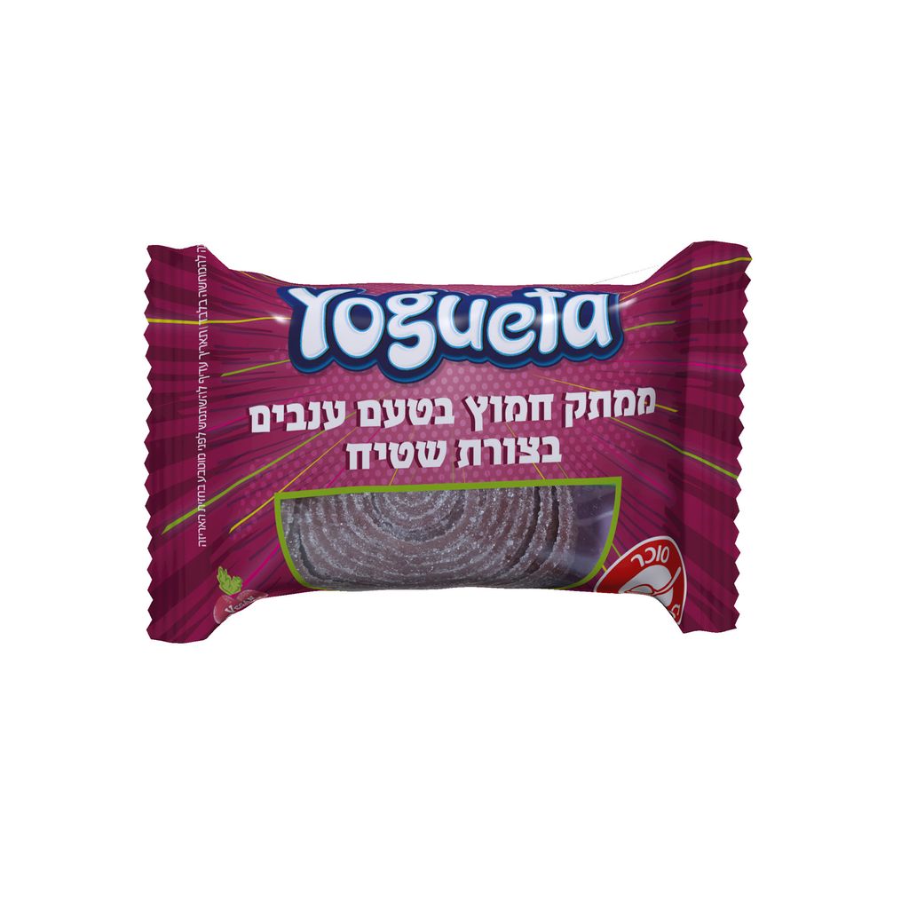 יוגטה שטיח מגולגל ענבים 40ג