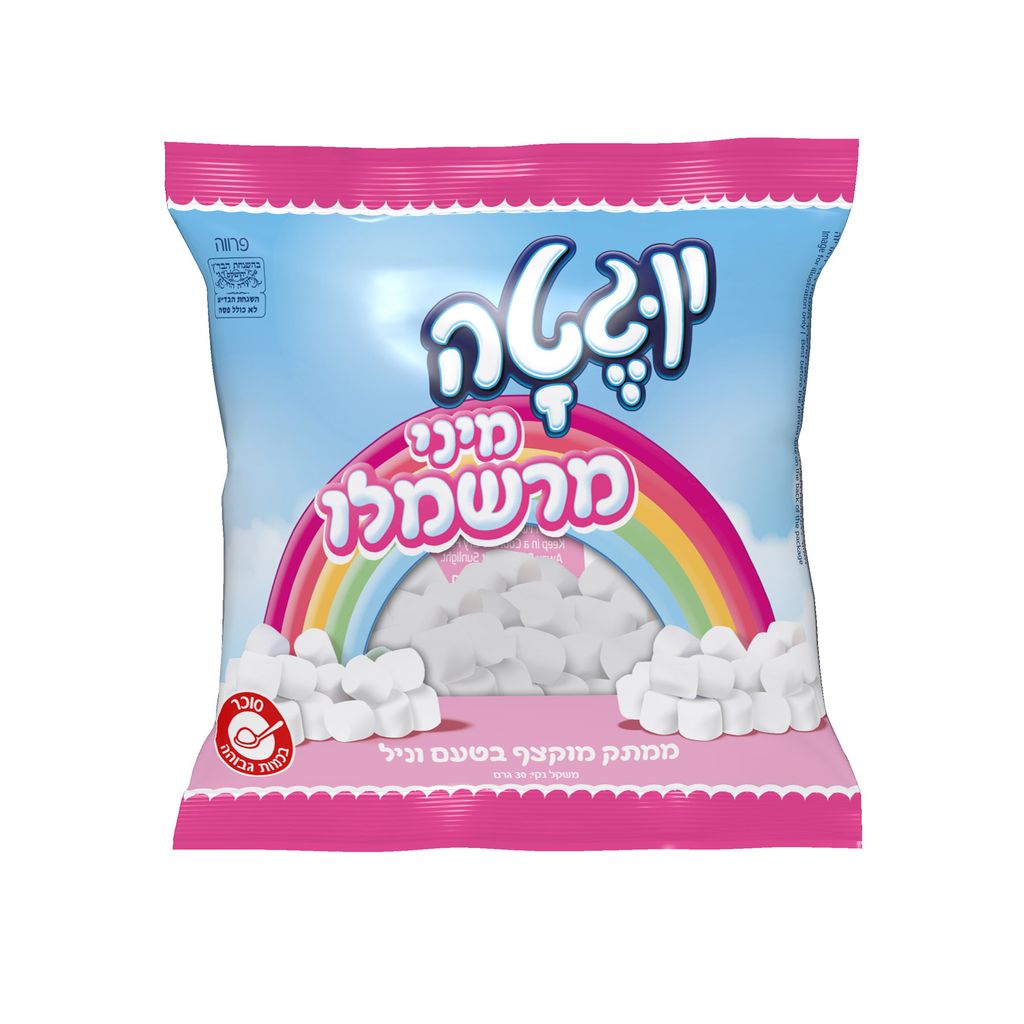 יוגטה מיני מרשמלו בטעם וניל 30 גרם