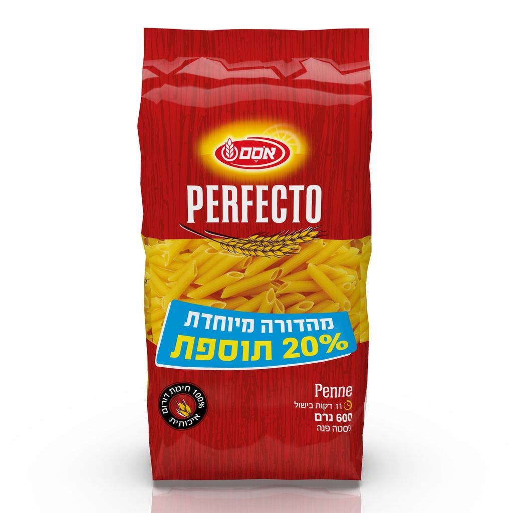 פרפקטו פנה ריגאטה מ.מיוחדת 20% 16*600ג