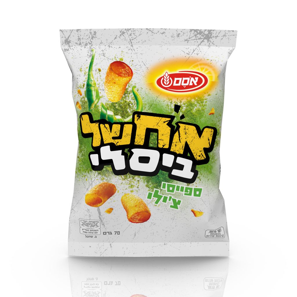 אח של ביסלי ספייסי צ'ילי 30*70גרם