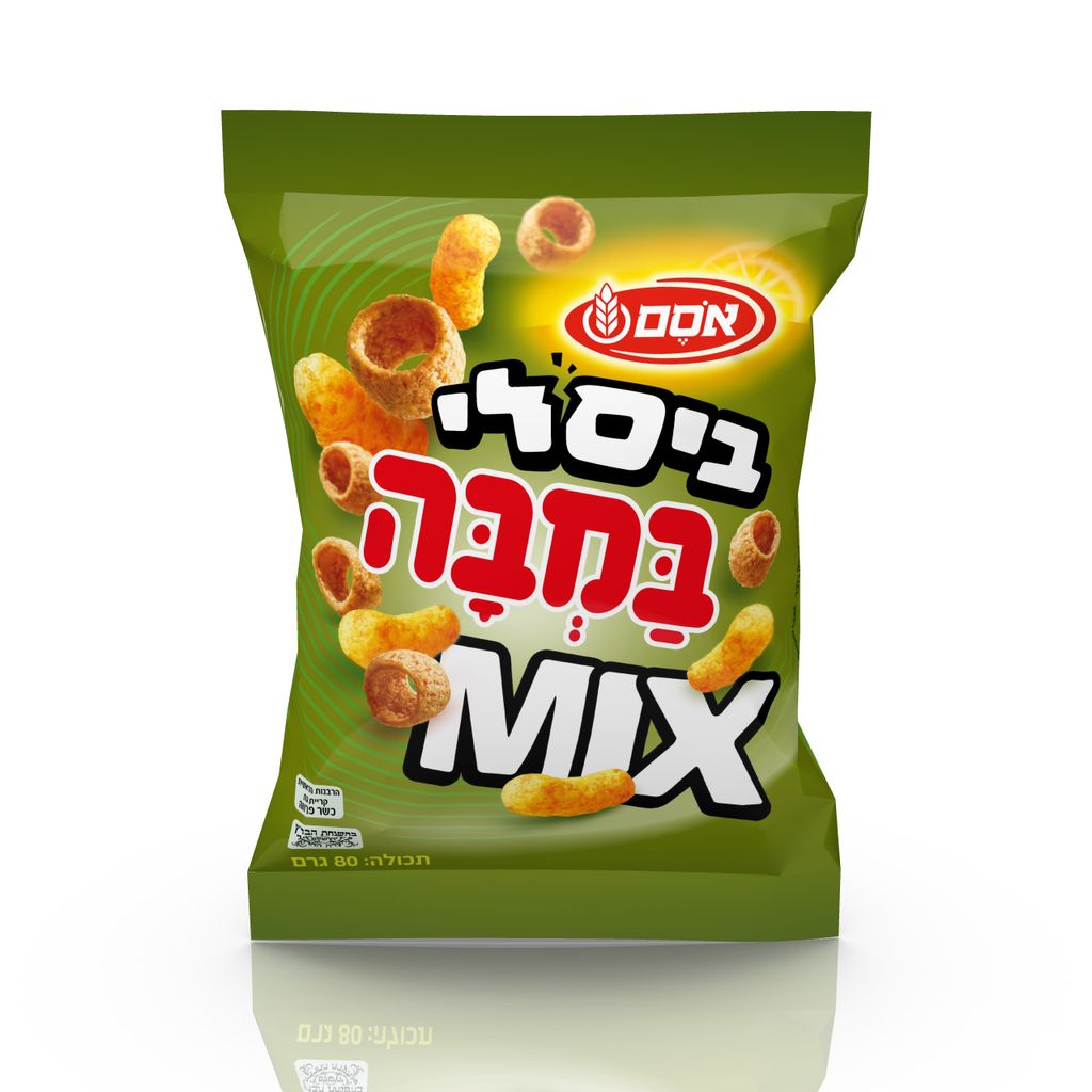 במבה ביסלי בצל מיקס 80 גר`אסם