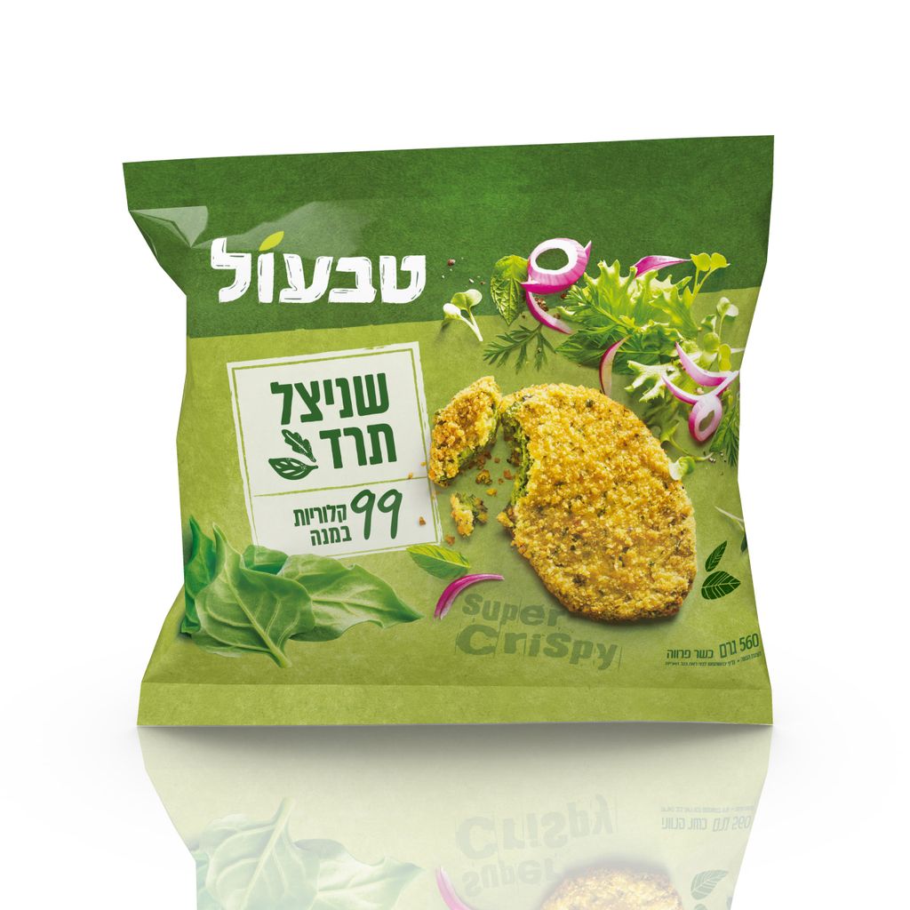 טבעול שניצל תרד 99 קלוריות 6*560גרם