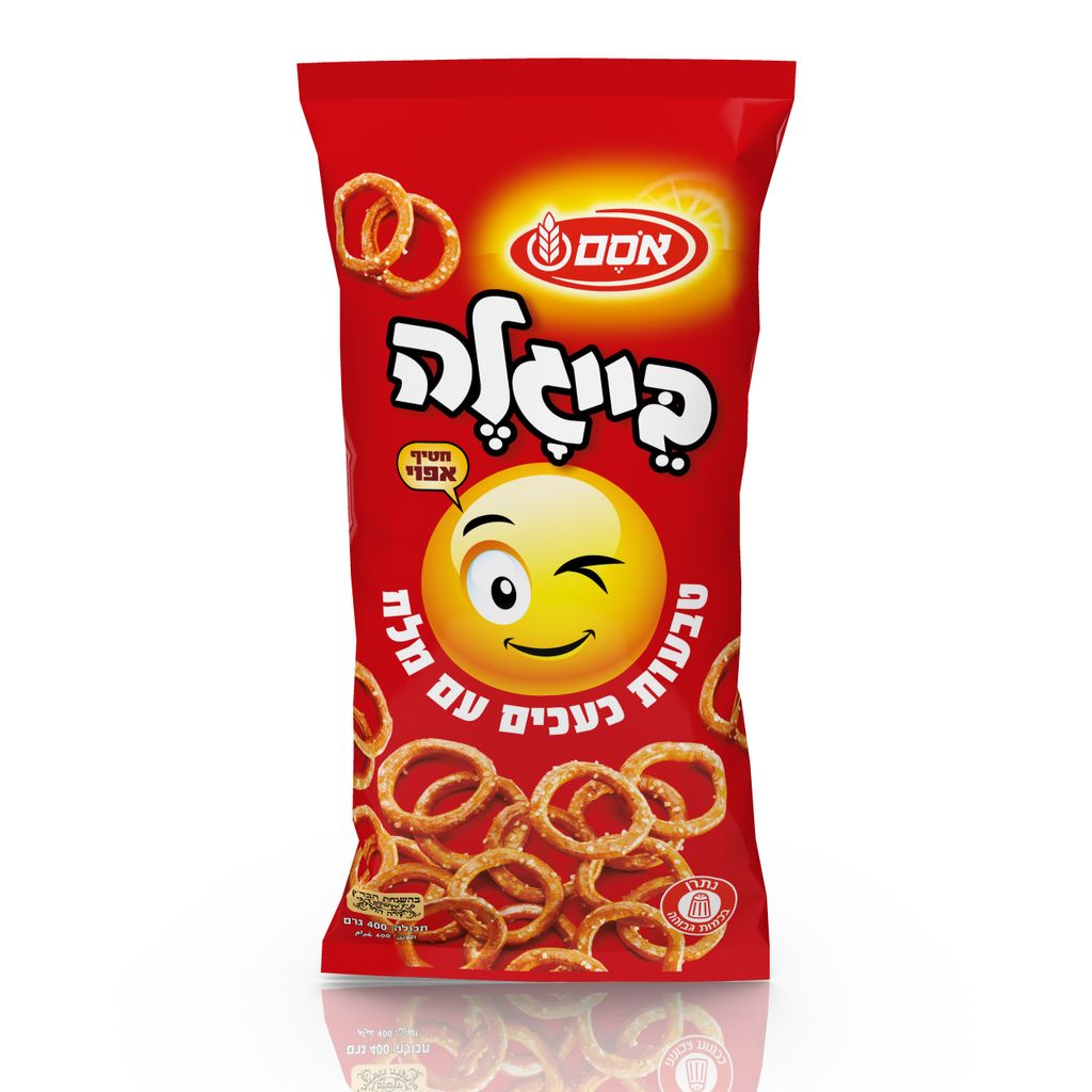 אסם בייגלה טבעות מלח 400גרם