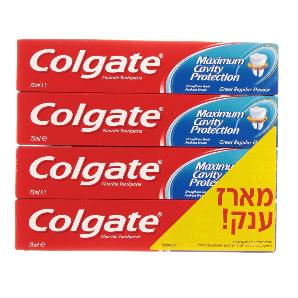 משחת קולגייט 4יח