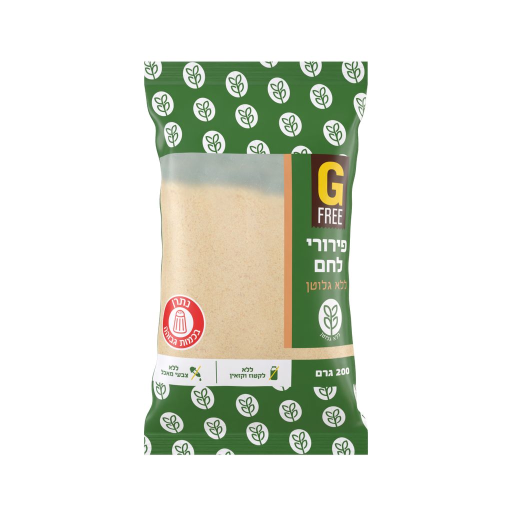 ג'פריי פרורי לחם ללא גלוטן 250 גרם