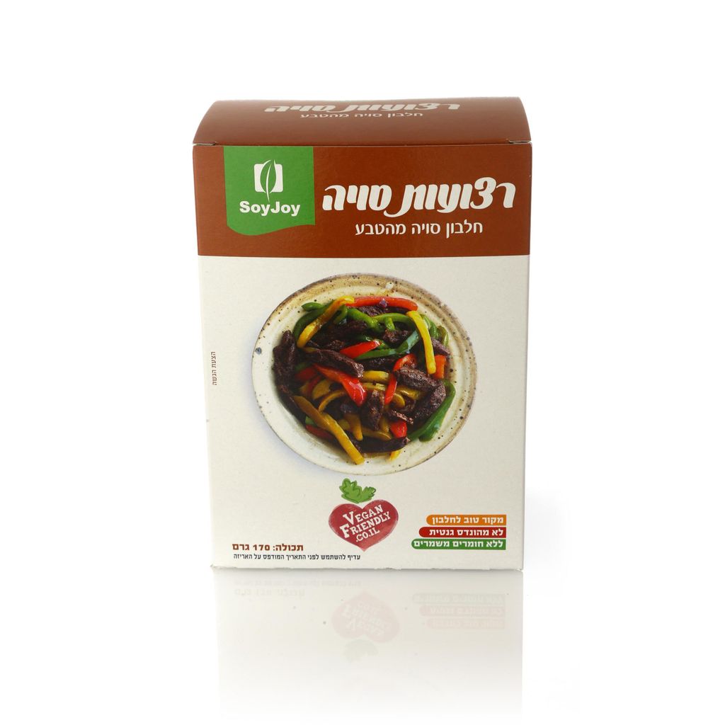 רצועות סויה 170 ג'- חלבון סויה מהטבע