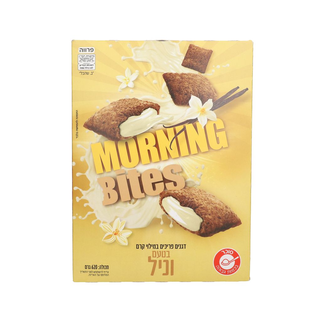 דגנים פריכים בטעם וניל 620ג
