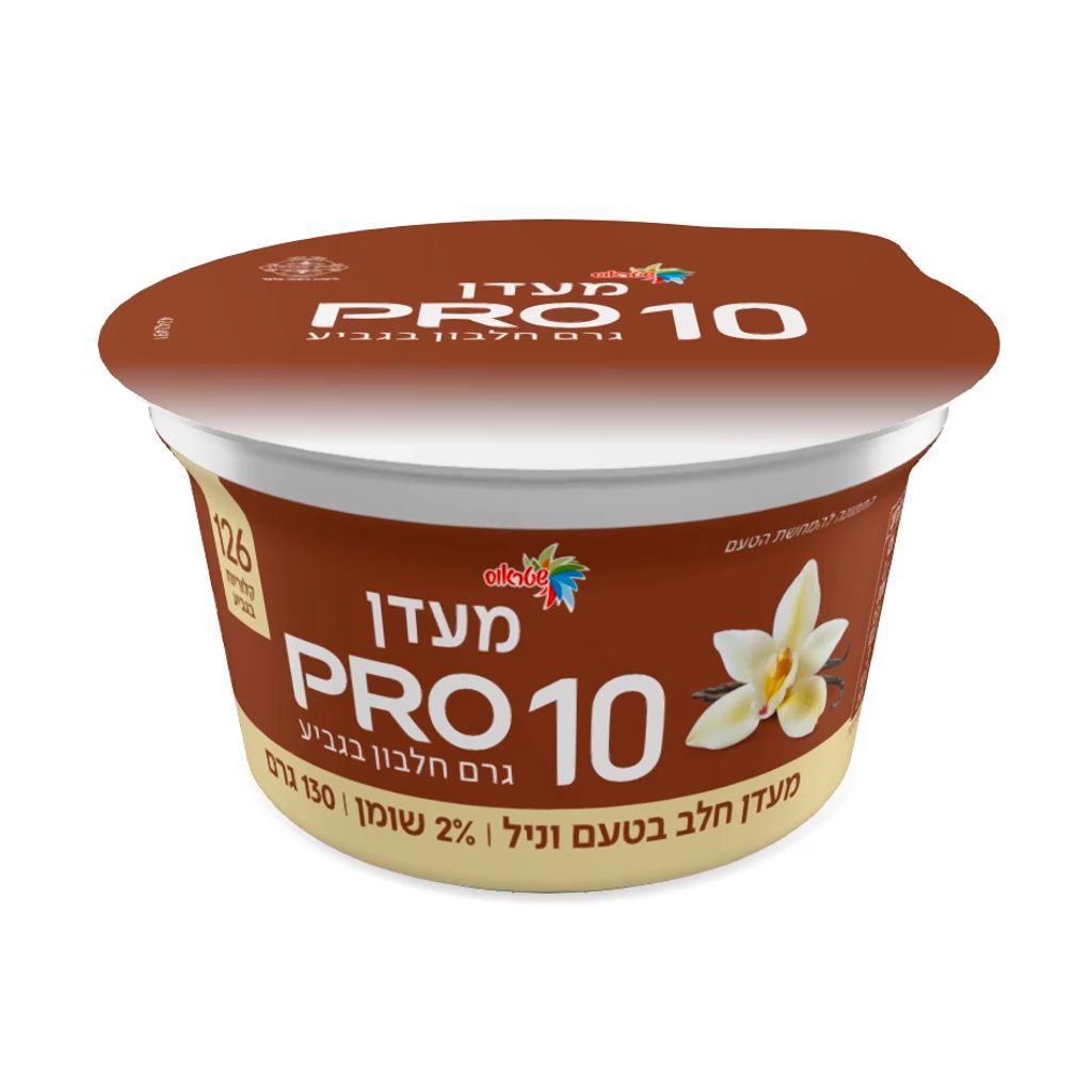 מעדן חלב פרו 10ג' חלבון בטעם וניל