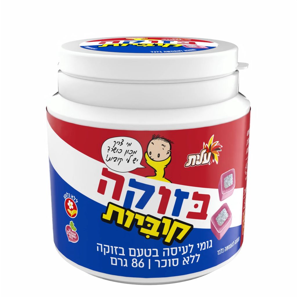 מסטיק מאסט קוביות בטעם בזוקה 86 גרם