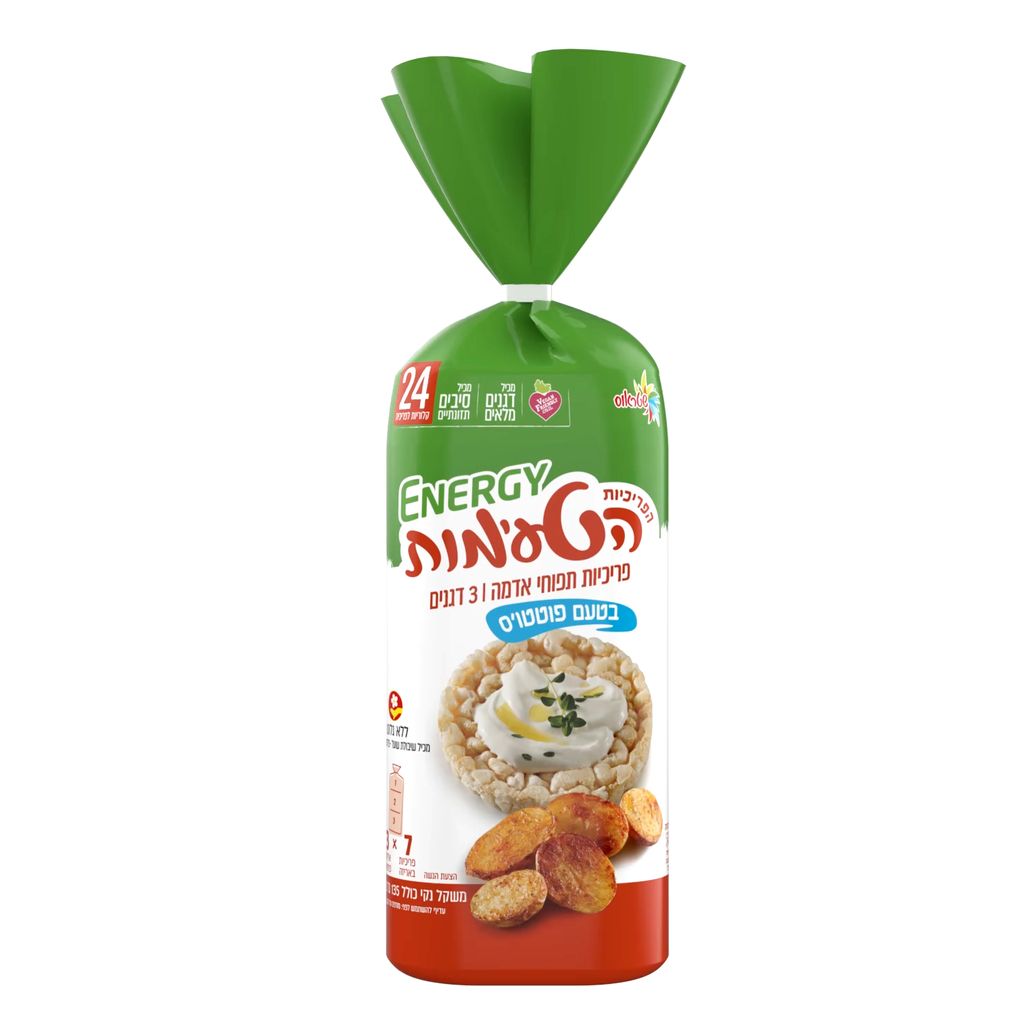 אנרג'י הפריכיות הטעימות בטעם פוטטוס  135 גרם