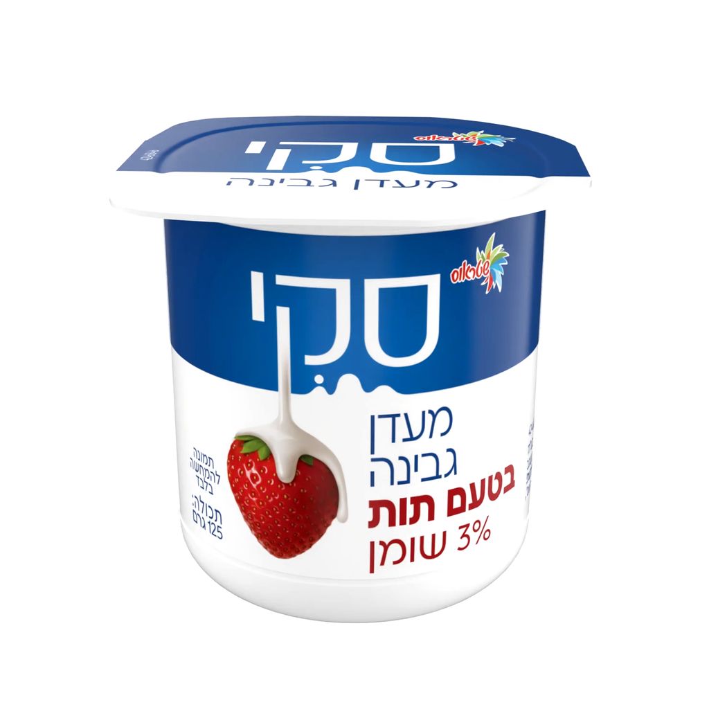 גבינת סקי תות 3% 125