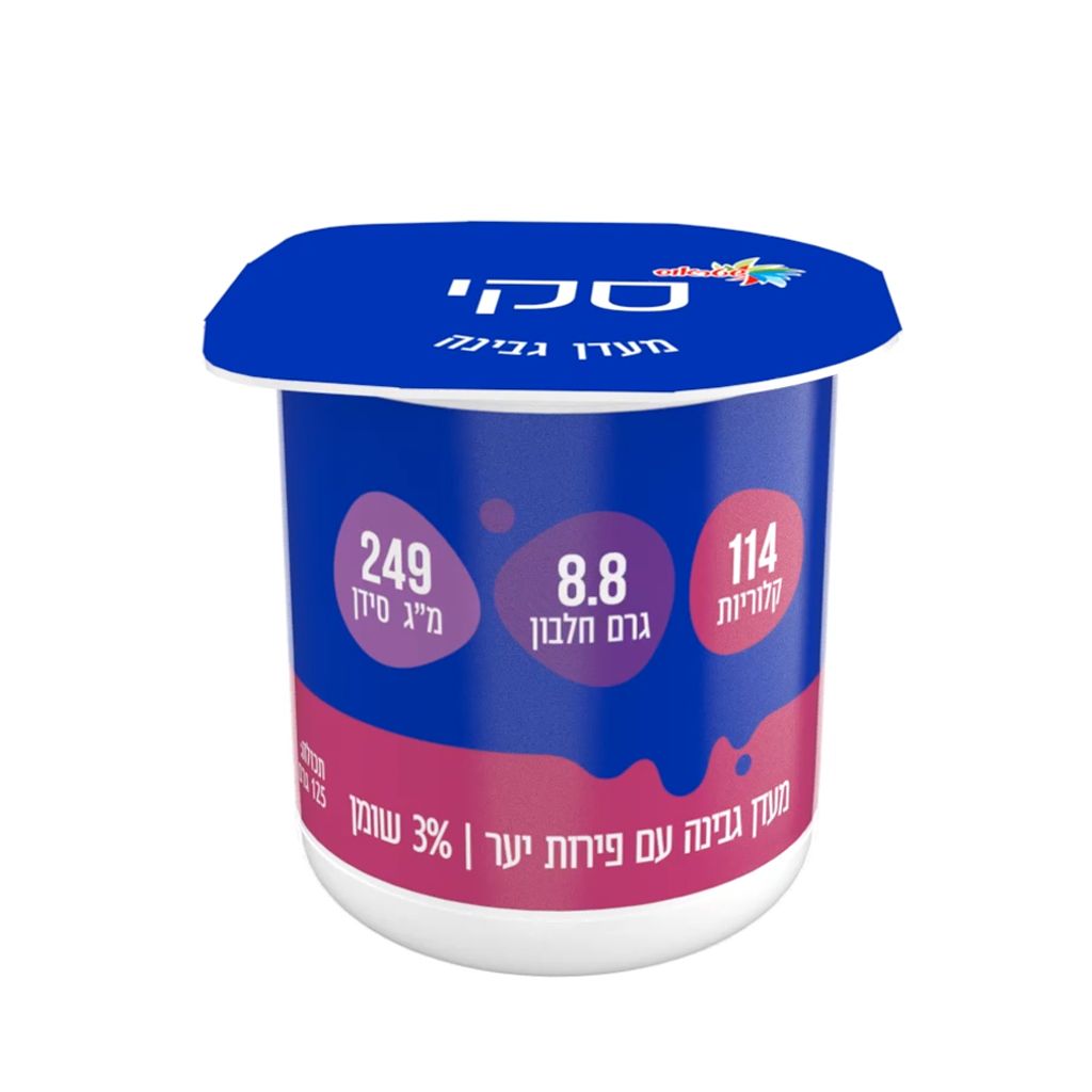 סקי מעדן גבינה עם פירות יער 3%