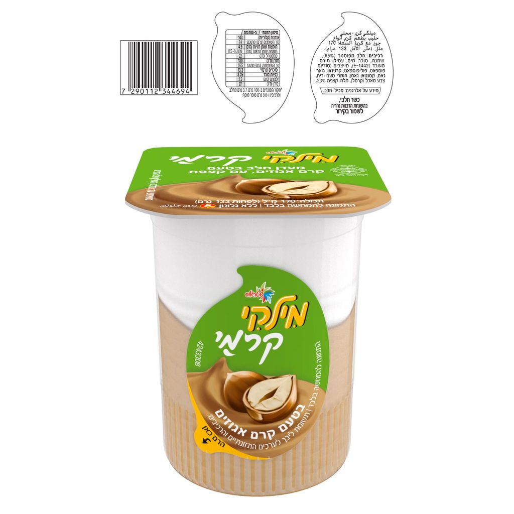 מילקי קרמי בטעם קרם אגוזים