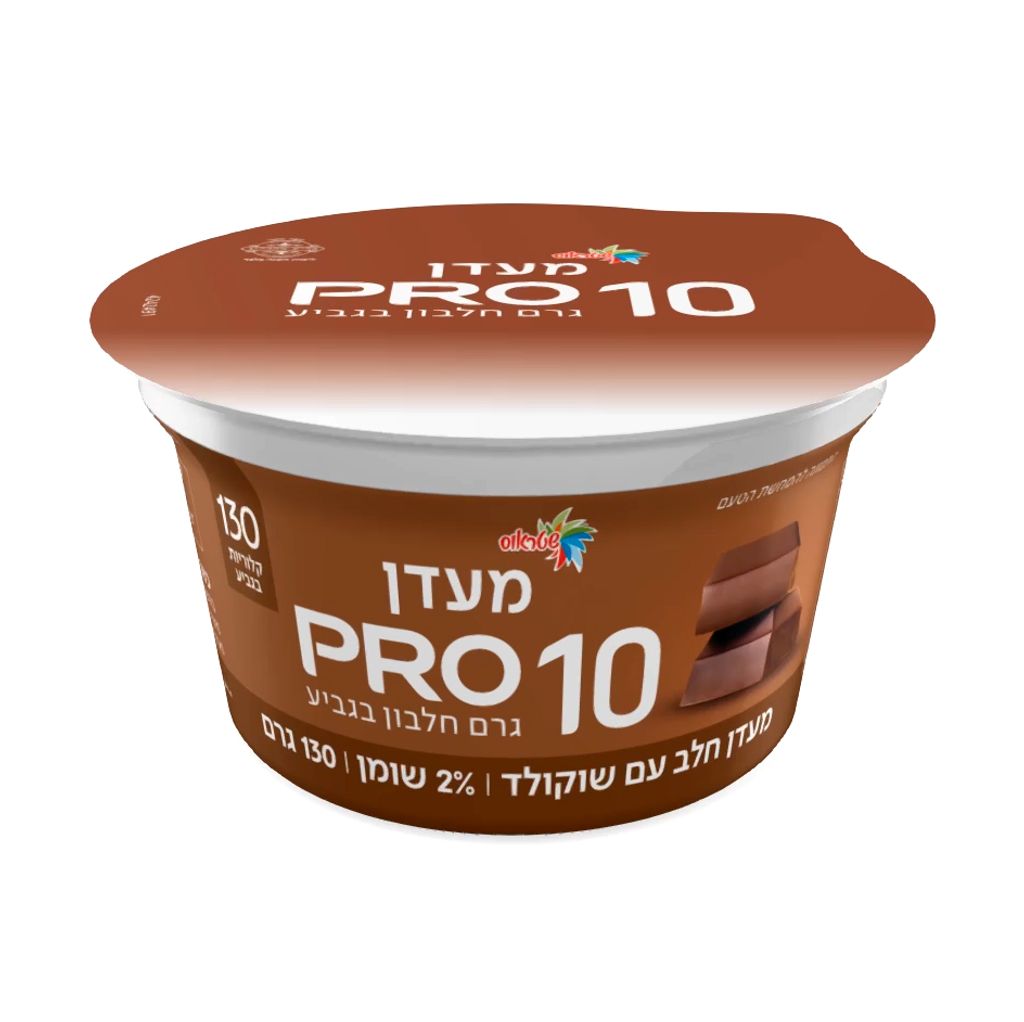 מעדן חלב עם שוקולד מ