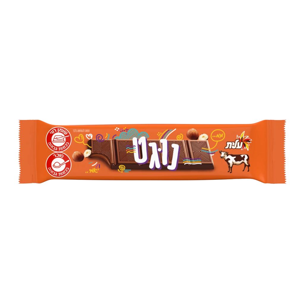 חטיף שוקולד פרה נוגט