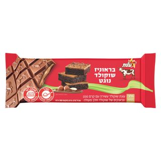 עוגת בראוניז שוקולד נוגט