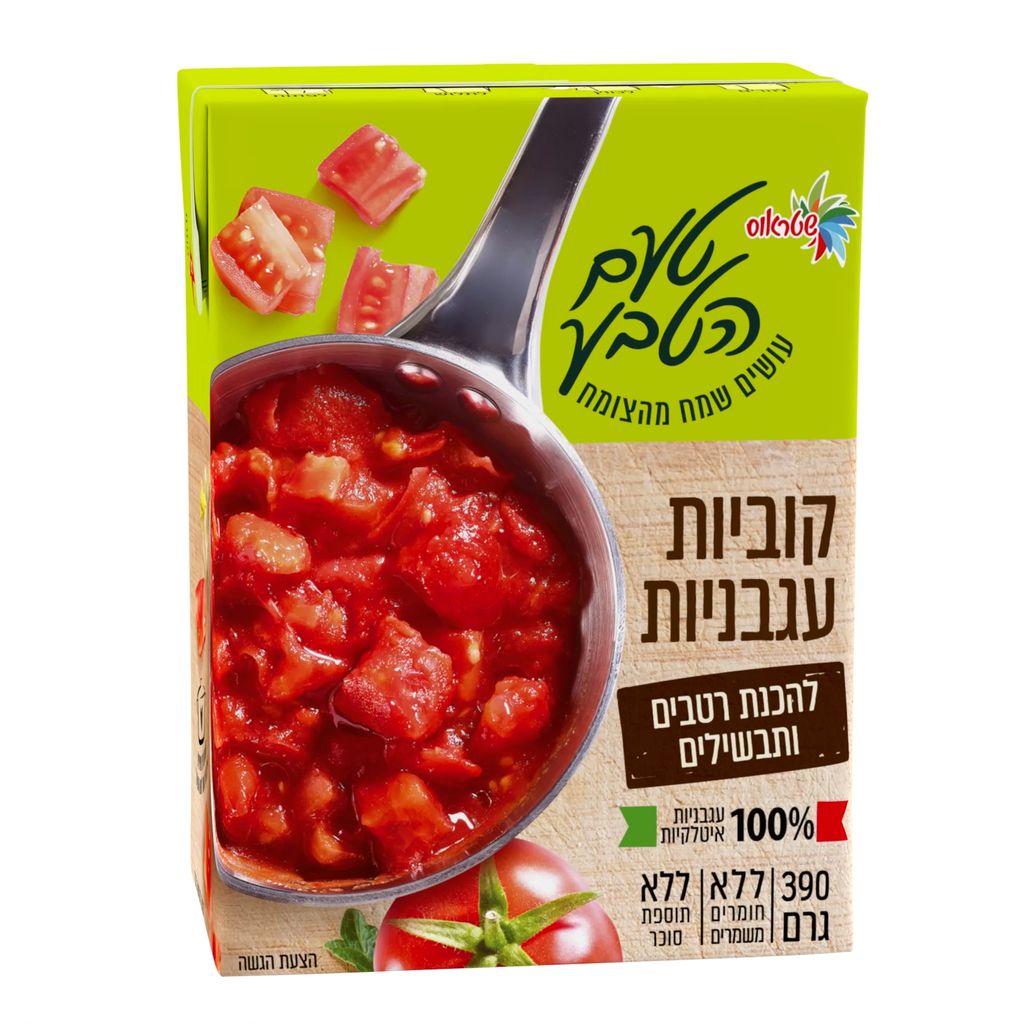 קוביות עגבניות איטלקיות 390 ט.הטבע קופסה