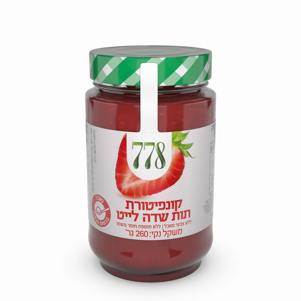 קונפיטורת תות שדה לייט
