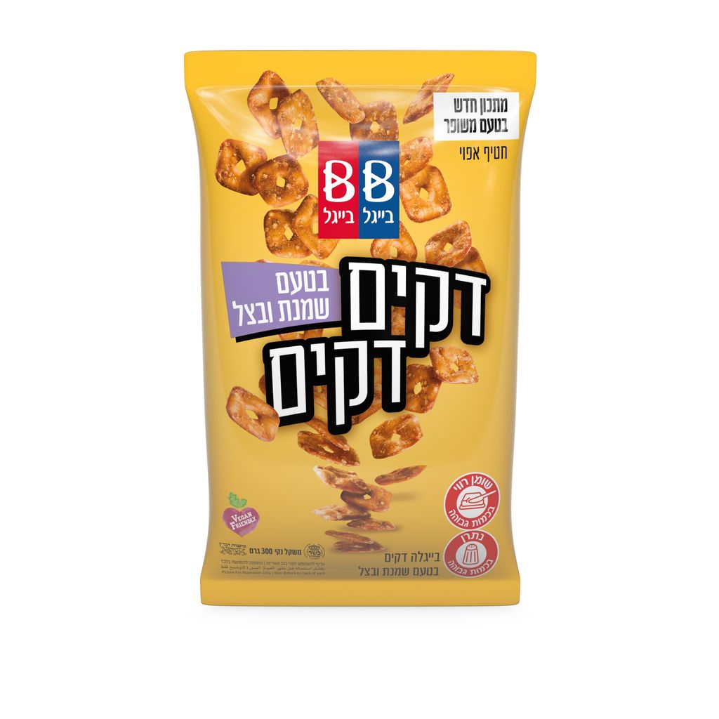 בייגלה דקים שמנת ובצל300