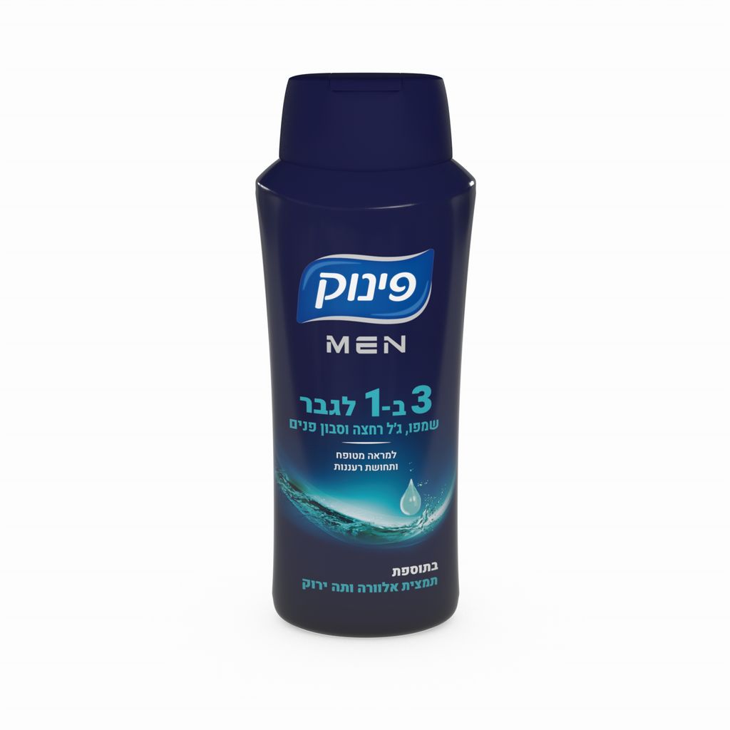 פינוק רחצה לגבר3ב1 700מל