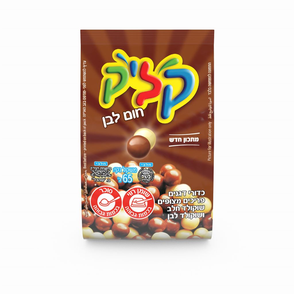 קליק מעורב חום לבן תפזורת 65גר