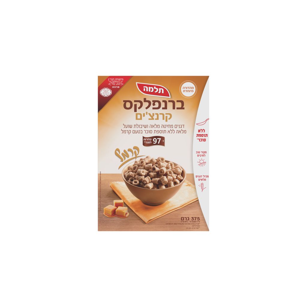 ברנפלקס קרנצ'ים דגני בוקר בטעם קרמל