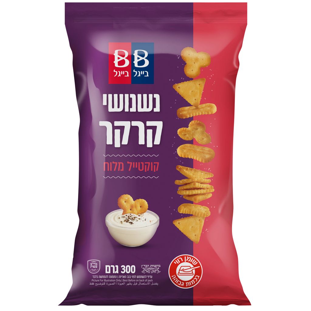 נשנושי קרקר קוקטייל