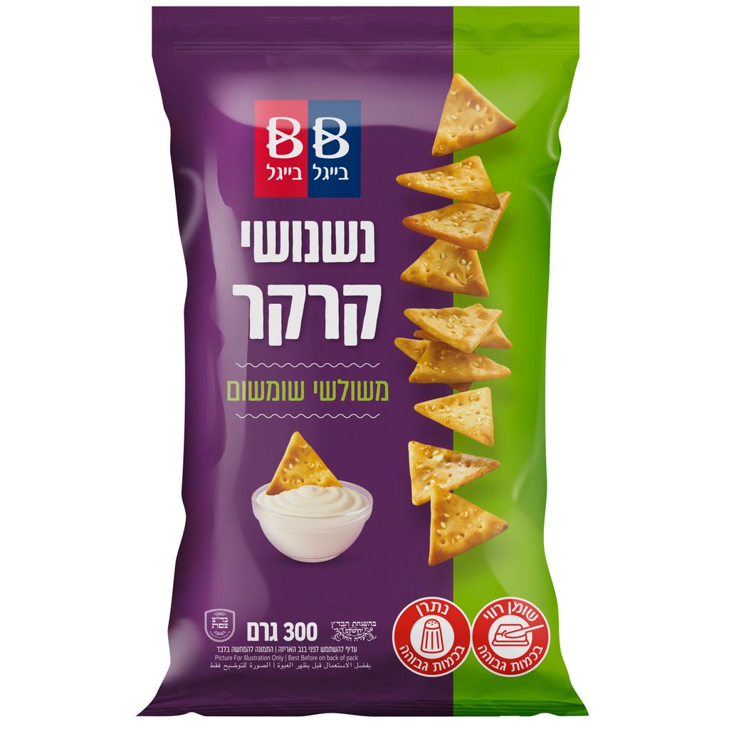 נשנושים משולש שומשום
