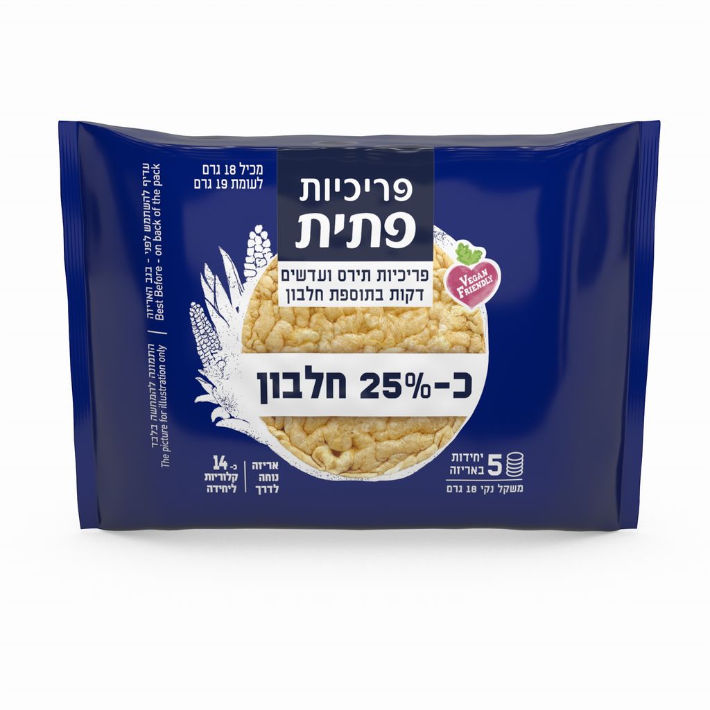 פריכיות תירס ועדשים