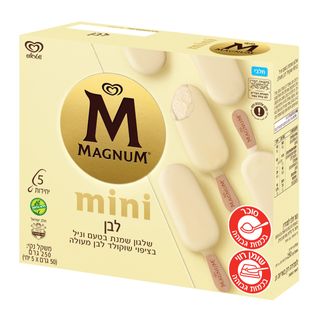 מאגדת מיני מגנום שוקולד לבן