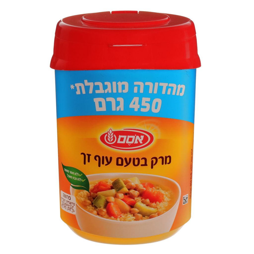 אסם מרק טעם עוף מהדורה 6*450גרם