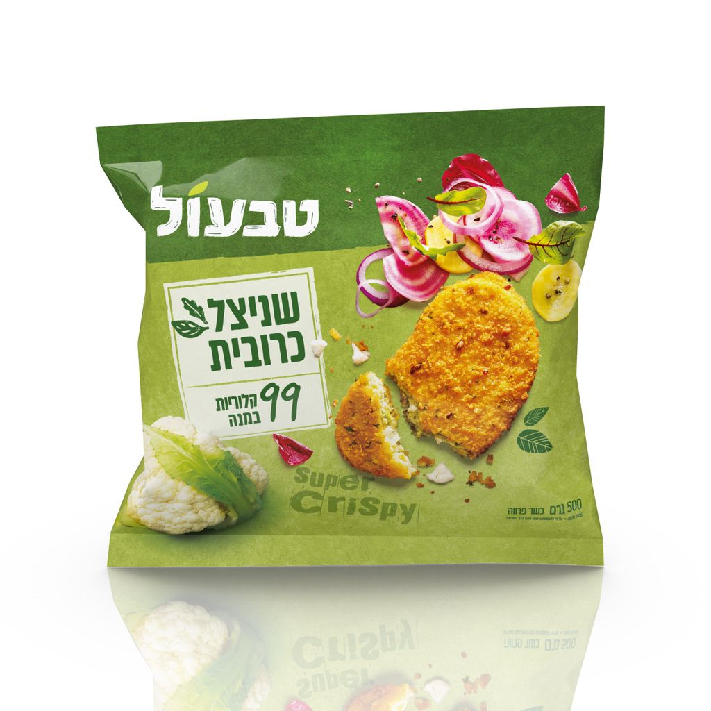 טבעול שניצל כרובית 99 קלר. 6*500גרם