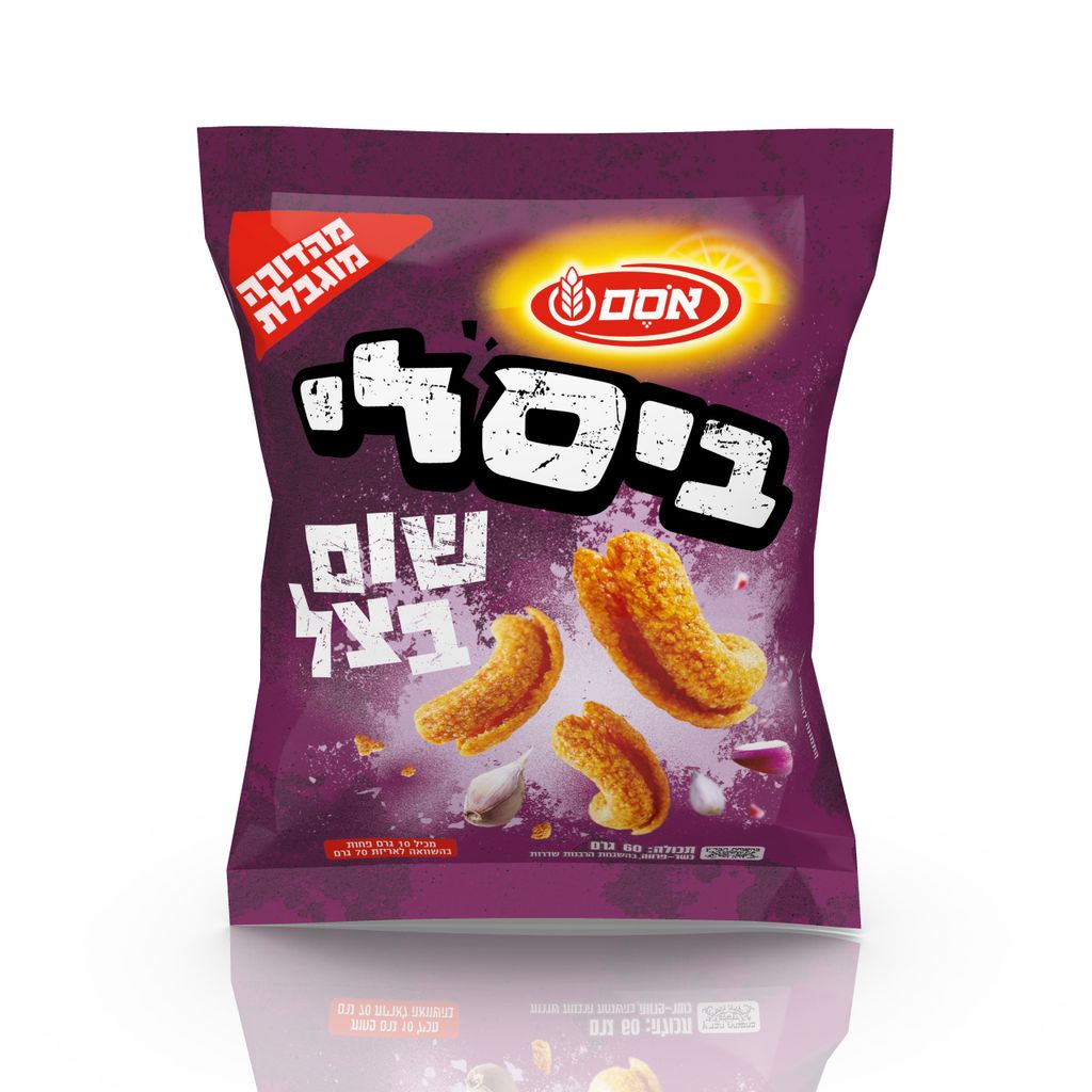 ביסלי שום בצל 24*60גרם