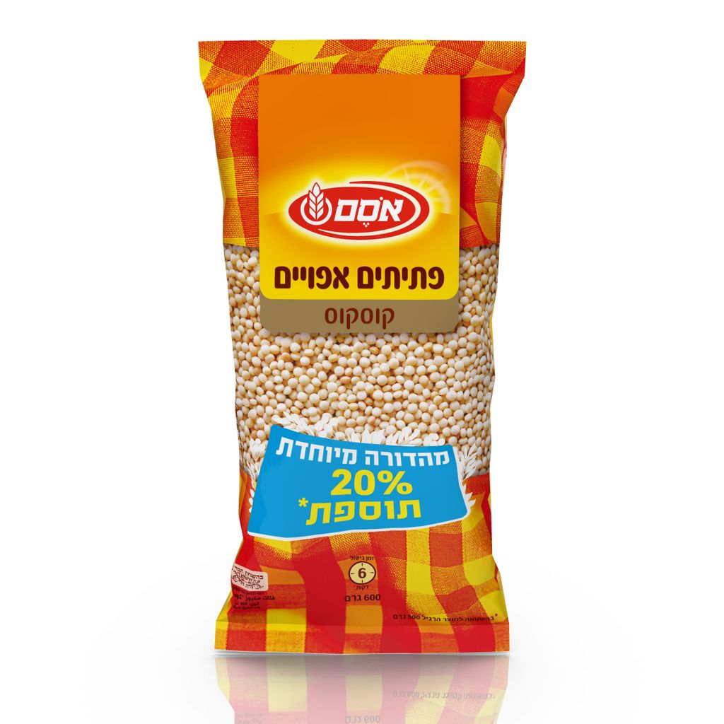 אסם פתיתים קוסקוס גירף 12*600גרם