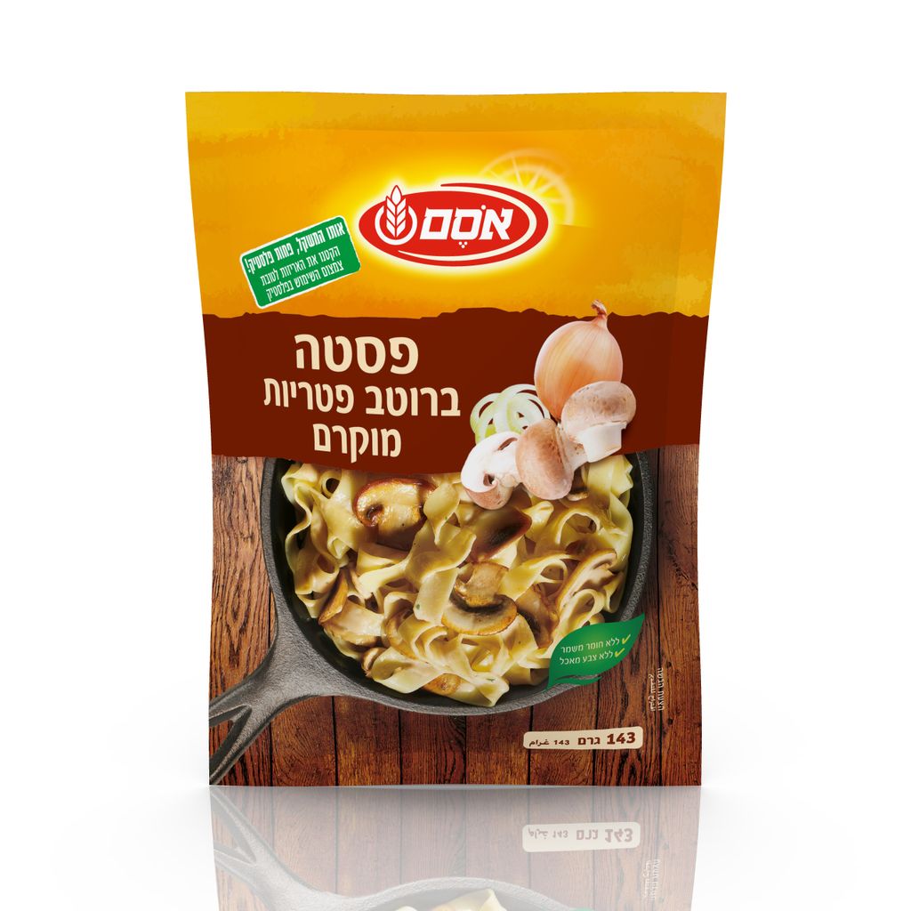 אסם פסטה ברוטב פטריות מוקרם 6*143ג