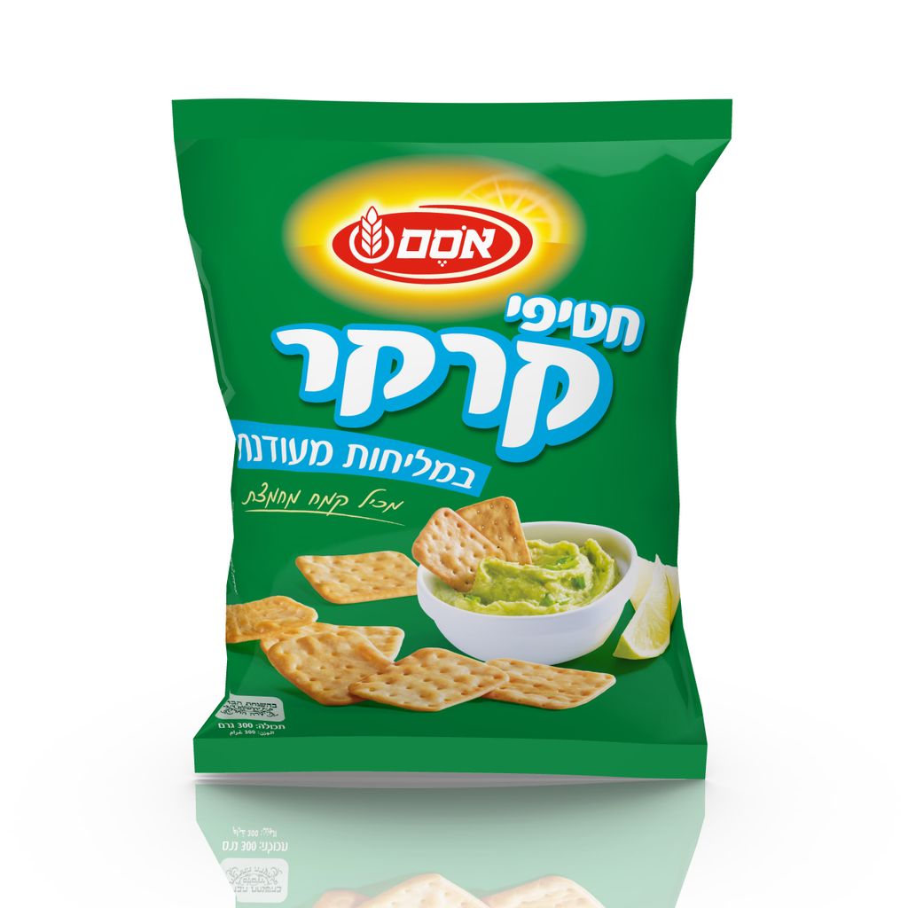 חטיפי קרקר במליחות מעודנת 300ג'
